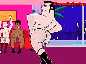 Desenho de Sexo Gay a Festinha G