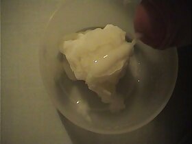 Frozen cum collection - 39 cumshots captured on film!