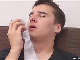 Foot Loving Dude Stiff Cock A Rub