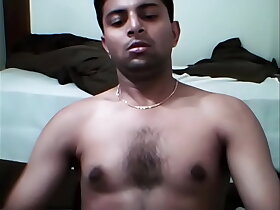 Hot video of Indian gay jerking off on cam