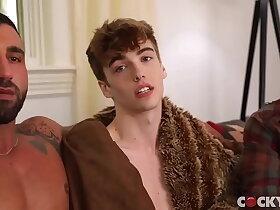 Two arabs fucking a white twink