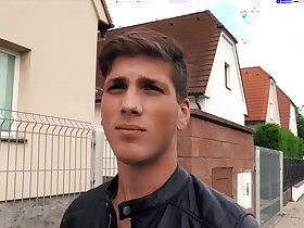 Sexy Twink Bends Over Moans As He Gets His Ass Rammed Hard In Public For Some Money - CZECH HUNTER 557