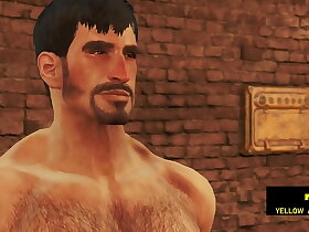 Shower Stories - Hairy Dude's First Time Anal