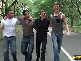 Gays get their mouth and holes stuffed