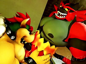 Bowser x Incineroar