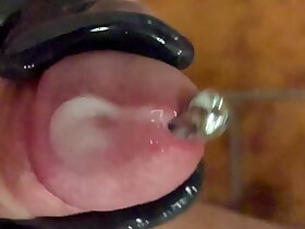 Cumshot slow mo with vibrator, 2g PA
