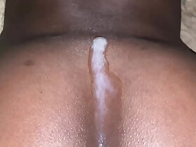 Cum on black boy pussy