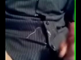 Clothed Jerking and Cum