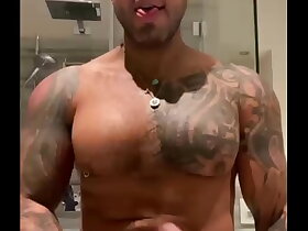 Hot shower viktor rom latino bbc bearded tattooed